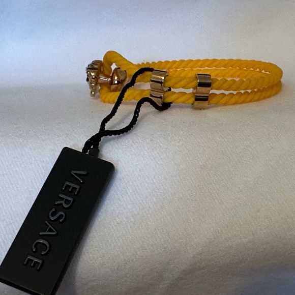 Versace Medusa braided bracelet NEW (AUTHENTIC) - Picture 6 of 16